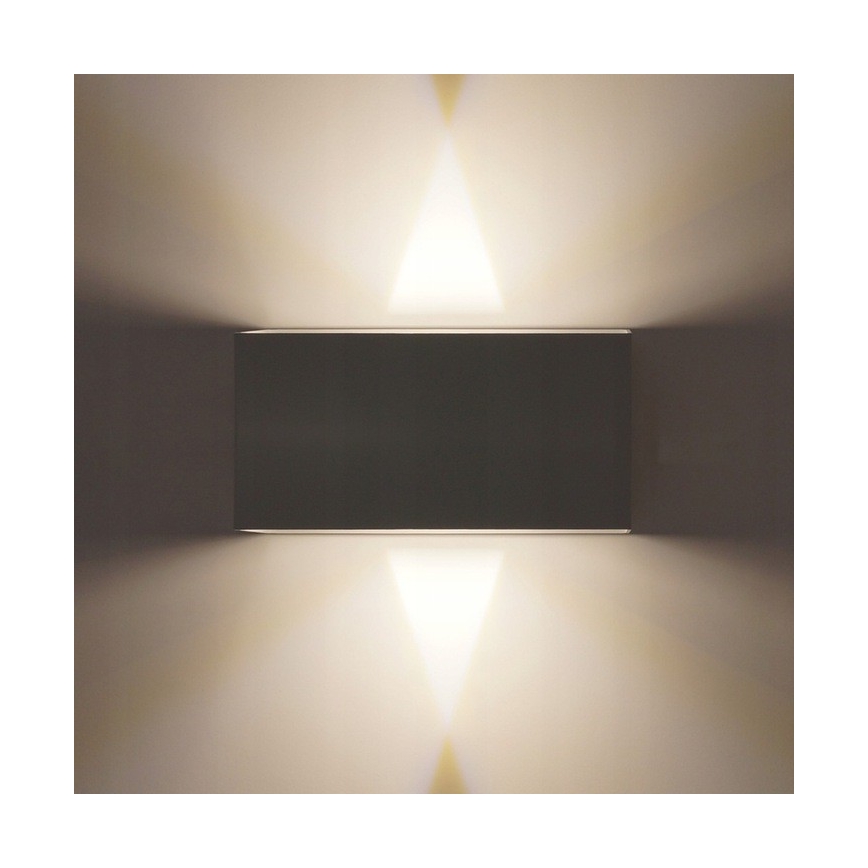 LED Екстериорен аплик LED/12W/230V IP54 черен