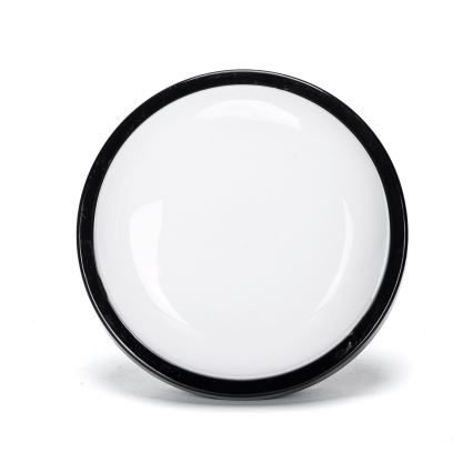 LED Екстериорен аплик LED/15W/230V 6500K Ø 15,5 см черен IP65