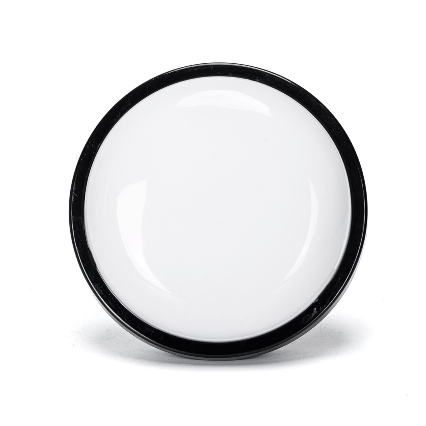 LED Екстериорен аплик LED/15W/230V 6500K Ø 15,5 см черен IP65