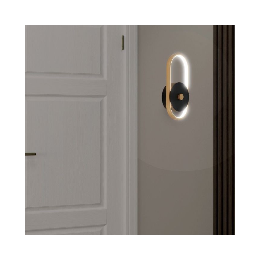LED Екстериорен аплик LED/15W/230V IP54 4000K месинг