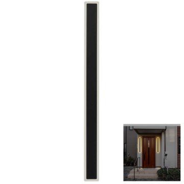 LED Екстериорен аплик LED/17W/230V 3000K IP65 черен