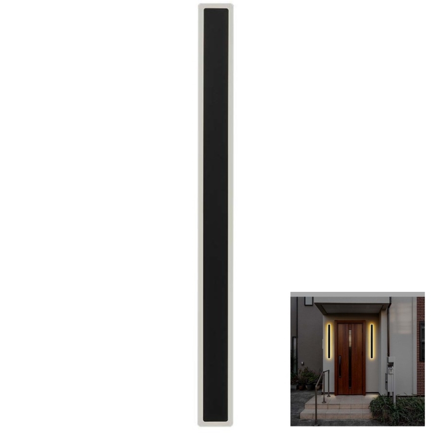 LED Екстериорен аплик LED/17W/230V 3000K IP65 черен