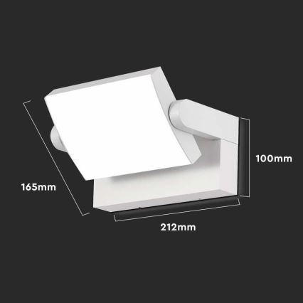 LED Екстериорен аплик LED/17W/230V 3000K IP65