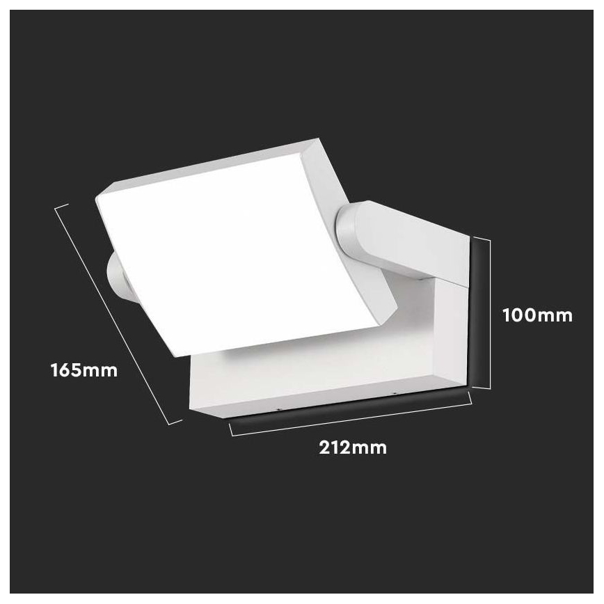 LED Екстериорен аплик LED/17W/230V 3000K IP65