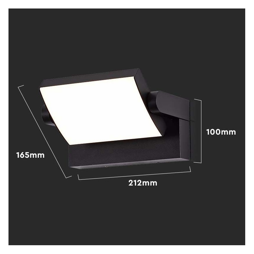 LED Екстериорен аплик LED/17W/230V 3000K IP65