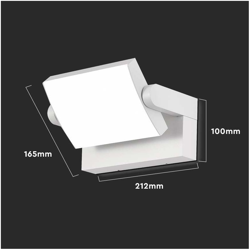 LED Екстериорен аплик LED/17W/230V 4000K IP65