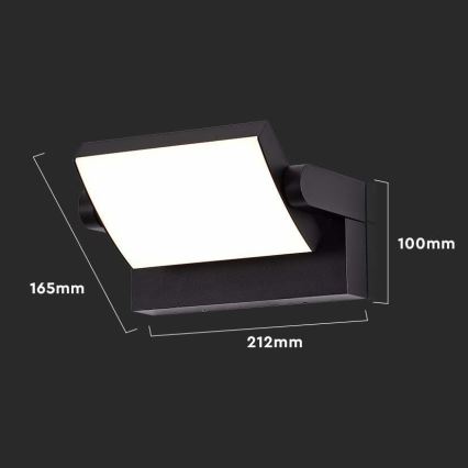 LED Екстериорен аплик LED/17W/230V 4000K IP65