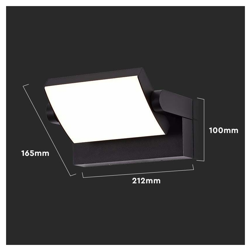 LED Екстериорен аплик LED/17W/230V 4000K IP65