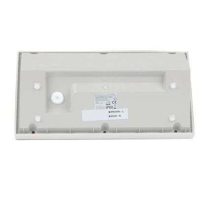 LED Екстериорен аплик LED/20W/230V 4000K IP65 бял