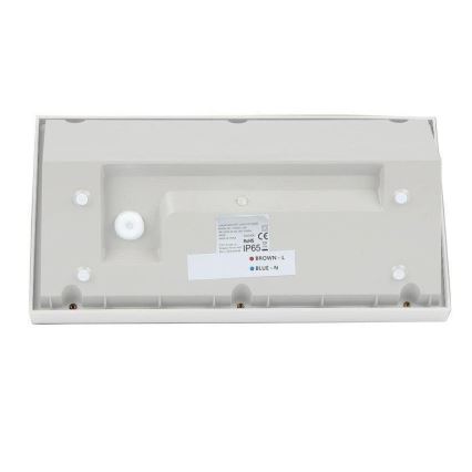 LED Екстериорен аплик LED/20W/230V 6400K IP65 бял