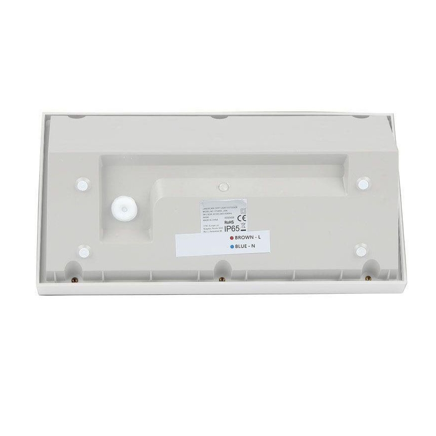 LED Екстериорен аплик LED/20W/230V 6400K IP65 бял