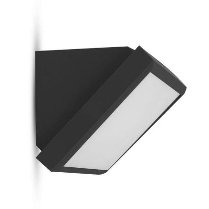 LED Екстериорен аплик LED/20W/230V 6400K IP65 черен