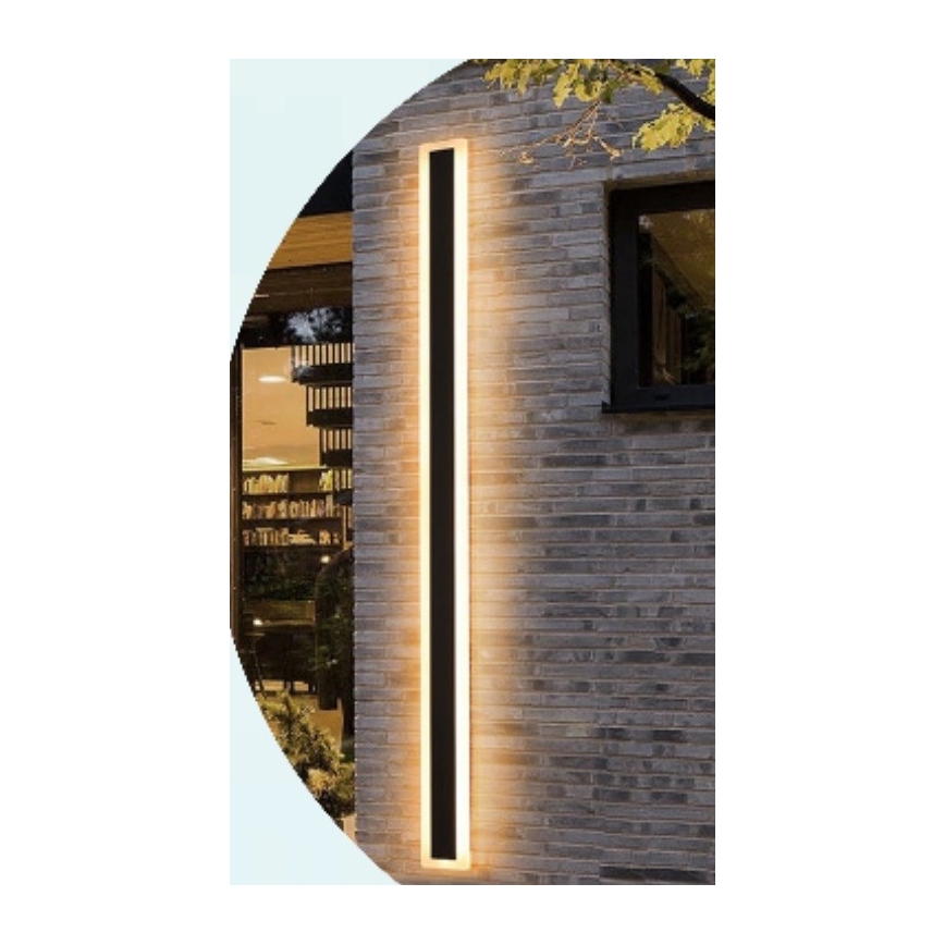 LED Екстериорен аплик LED/24W/230V IP54 черен