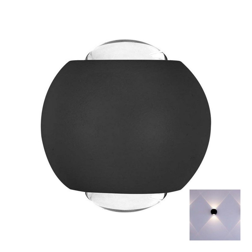 LED Екстериорен аплик LED/2W/230V 3000K IP54 черен