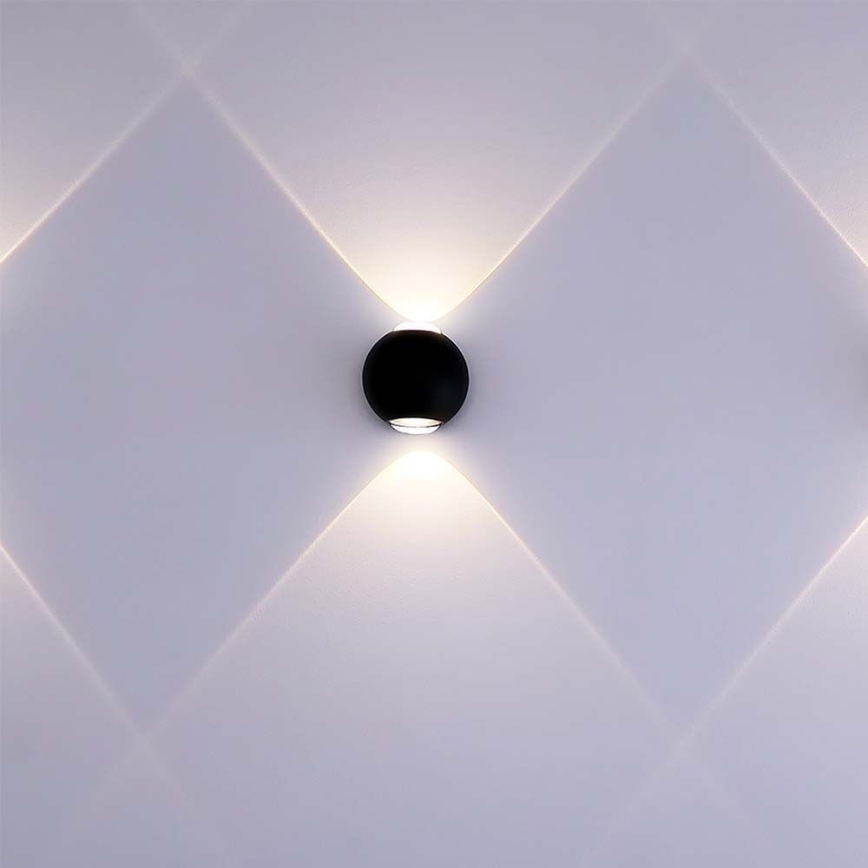 LED Екстериорен аплик LED/2W/230V 4000K IP54 черен