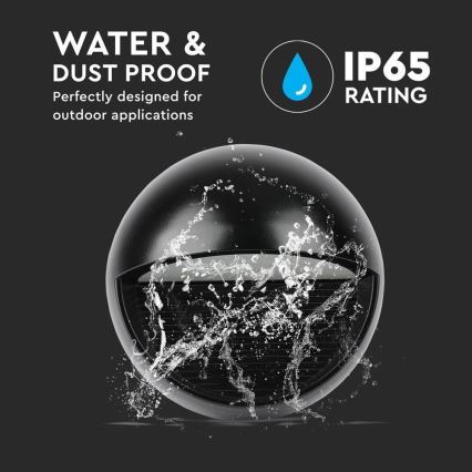 LED Екстериорен аплик LED/3W/230V 4000K IP65 черен