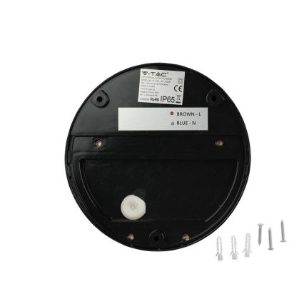 LED Екстериорен аплик LED/3W/230V 4000K IP65 черен