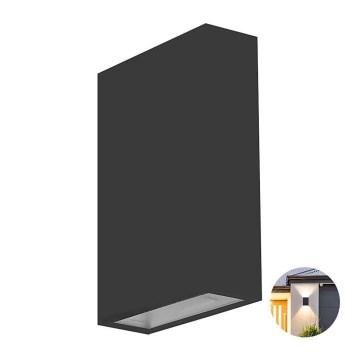 LED Екстериорен аплик LED/4W/230V 3000K IP65 черен