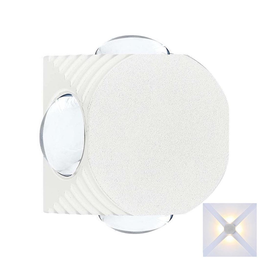 LED Екстериорен аплик LED/4W/230V 4000K IP54 бял