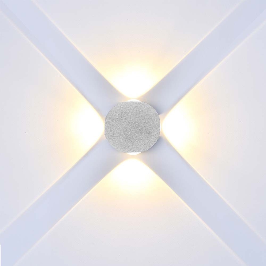 LED Екстериорен аплик LED/4W/230V 4000K IP54 бял