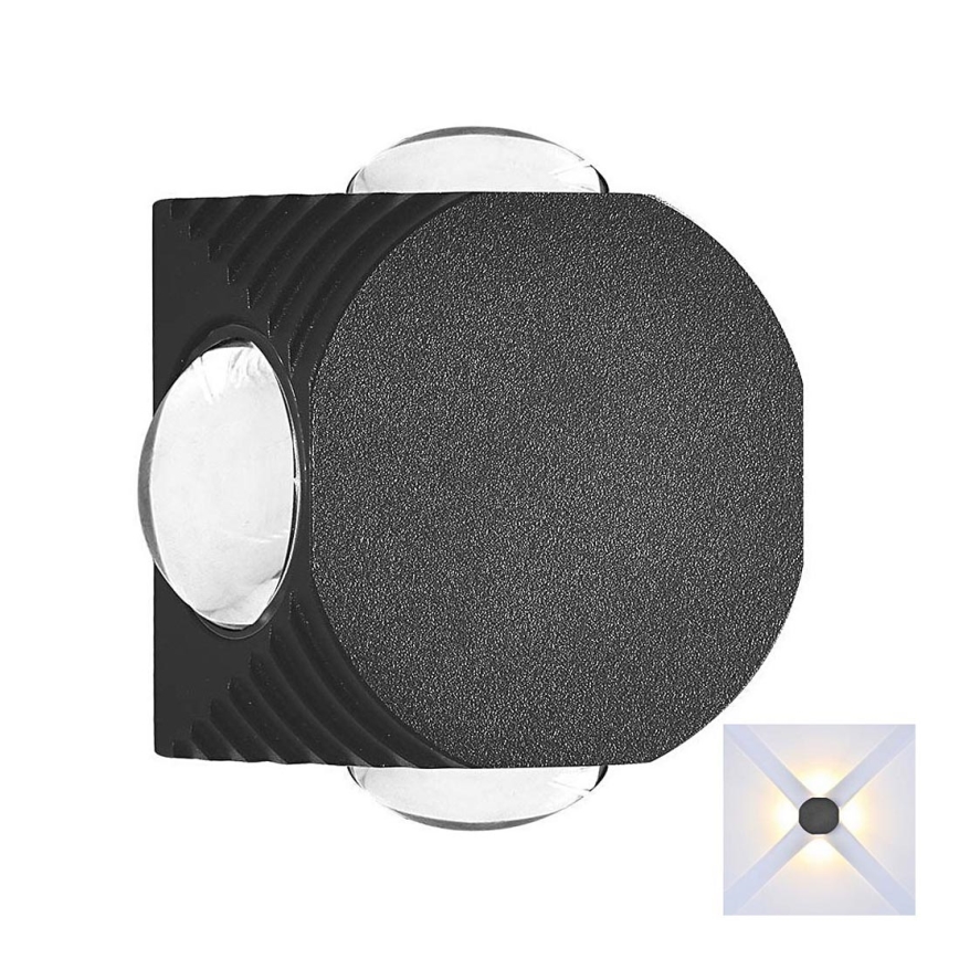 LED Екстериорен аплик LED/4W/230V 4000K IP54 черен