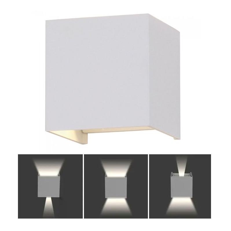 LED Екстериорен аплик LED/5W/230V 3000K IP65 бял