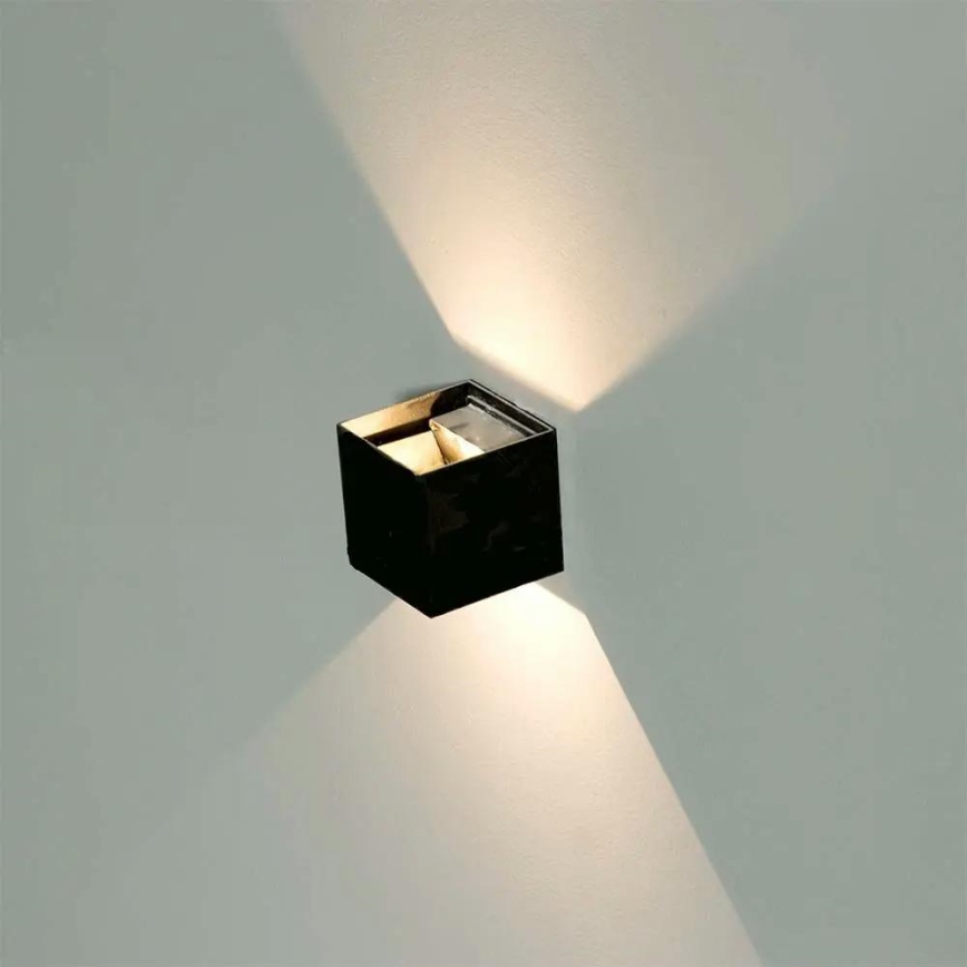 LED Екстериорен аплик LED/5W/230V 3000K IP65 черен