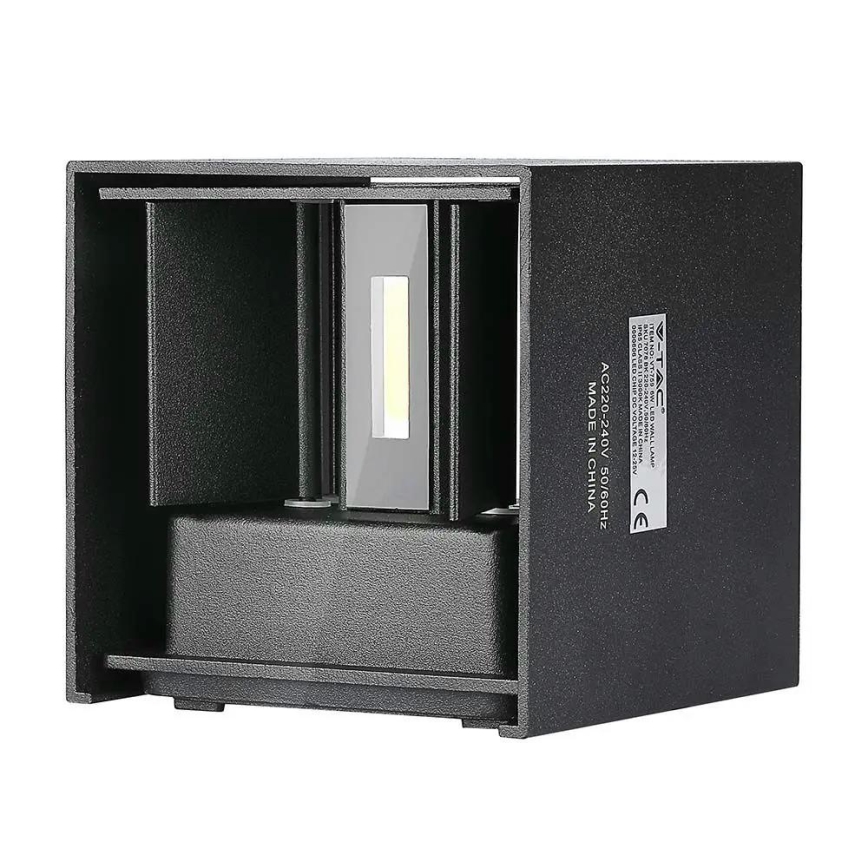 LED Екстериорен аплик LED/5W/230V 3000K IP65 черен