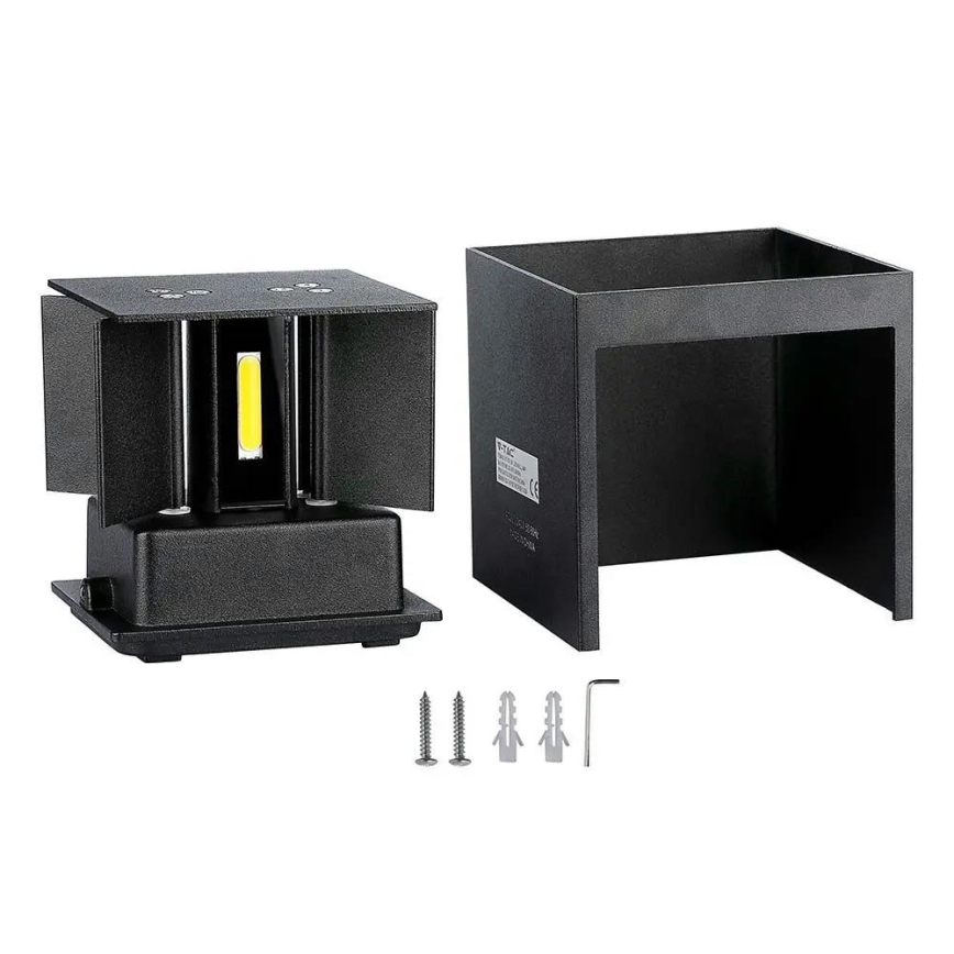 LED Екстериорен аплик LED/5W/230V 3000K IP65 черен