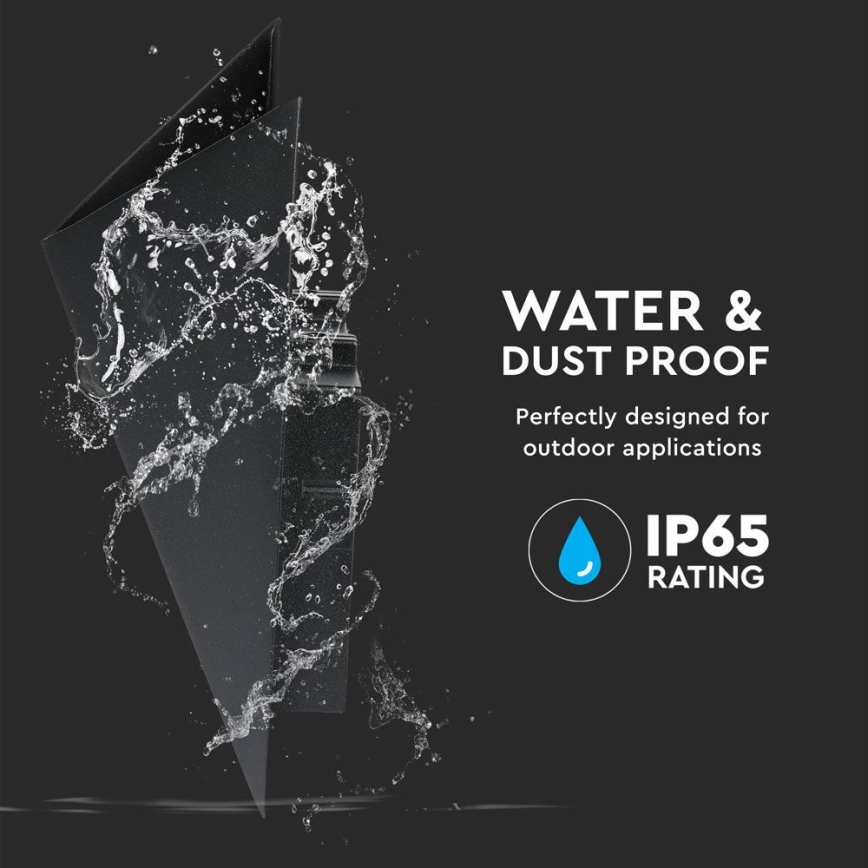 LED Екстериорен аплик LED/5W/230V 3000K IP65 черен