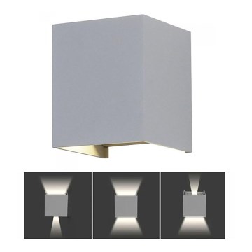 LED Екстериорен аплик LED/5W/230V 3000K IP65 сив