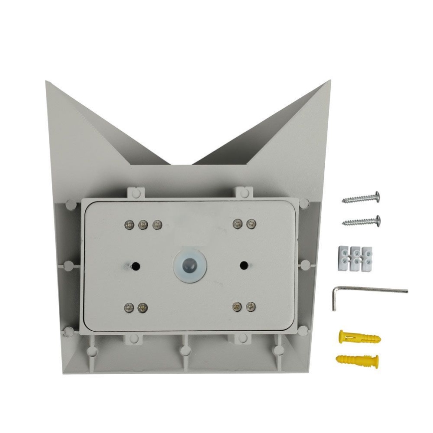 LED Екстериорен аплик LED/5W/230V 3000K IP65 сив