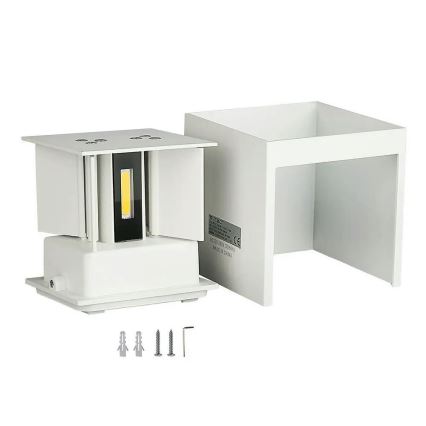 LED Екстериорен аплик LED/5W/230V 4000K IP65 бял