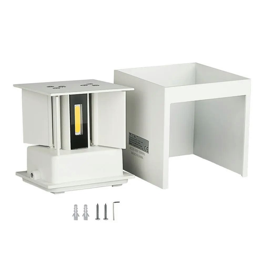 LED Екстериорен аплик LED/5W/230V 4000K IP65 бял