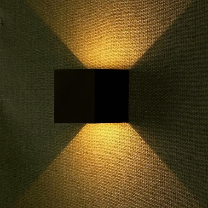 LED Екстериорен аплик LED/5W/230V 4000K IP65 черен