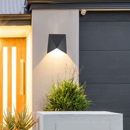 LED Екстериорен аплик LED/5W/230V 4000K IP65 черен