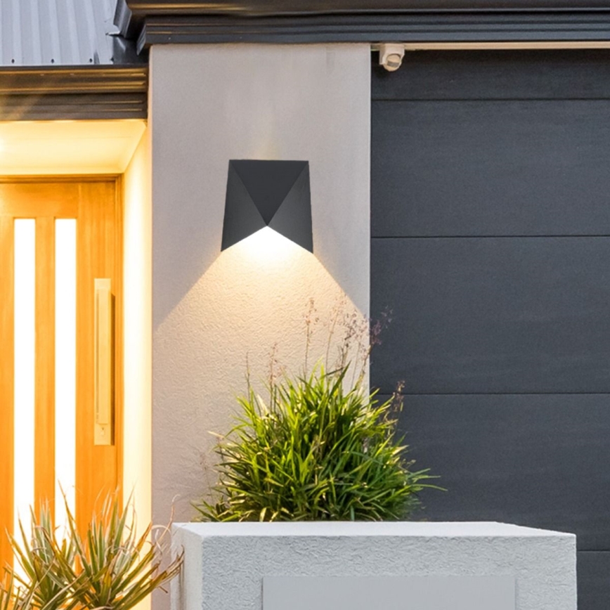 LED Екстериорен аплик LED/5W/230V 4000K IP65 черен