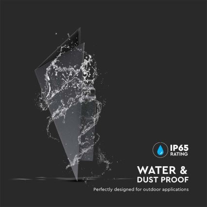 LED Екстериорен аплик LED/5W/230V 4000K IP65 черен