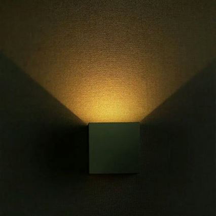 LED Екстериорен аплик LED/5W/230V 4000K IP65 сив