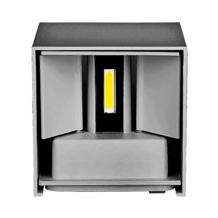 LED Екстериорен аплик LED/5W/230V 4000K IP65 сив