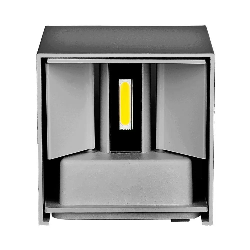 LED Екстериорен аплик LED/5W/230V 4000K IP65 сив
