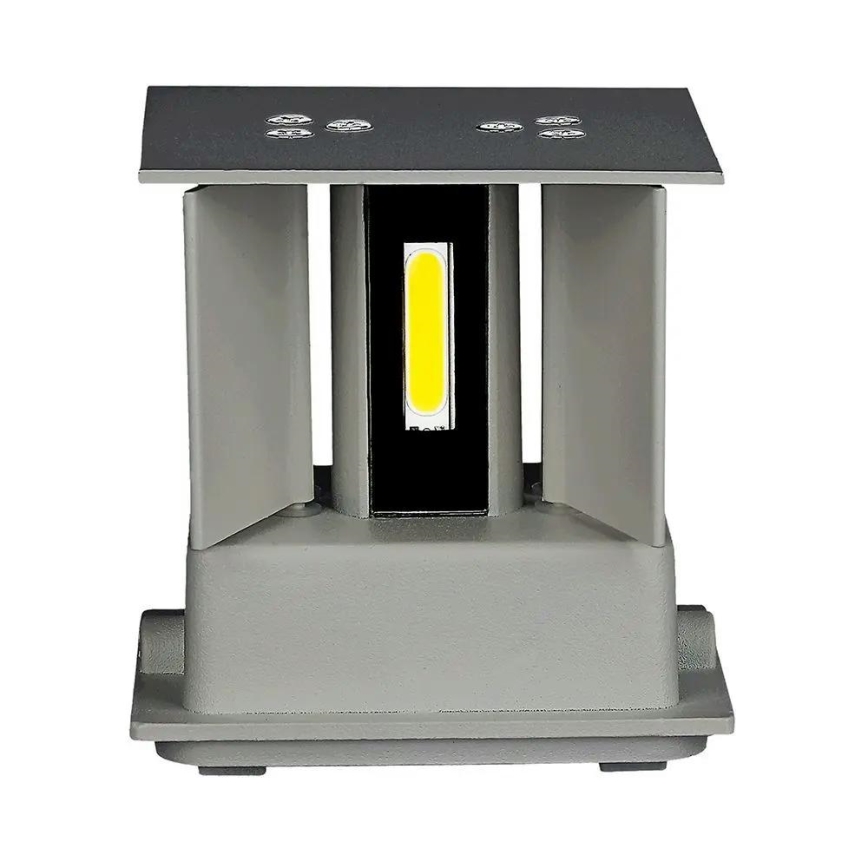 LED Екстериорен аплик LED/5W/230V 4000K IP65 сив