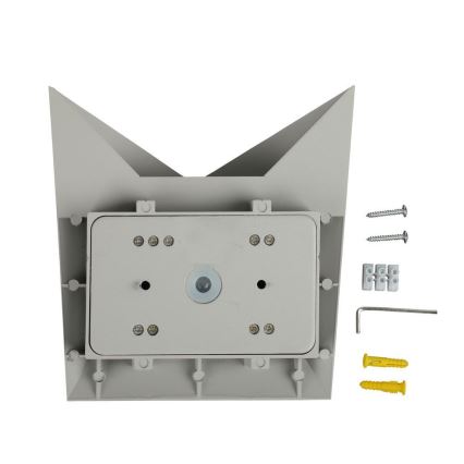 LED Екстериорен аплик LED/5W/230V 4000K IP65 сив