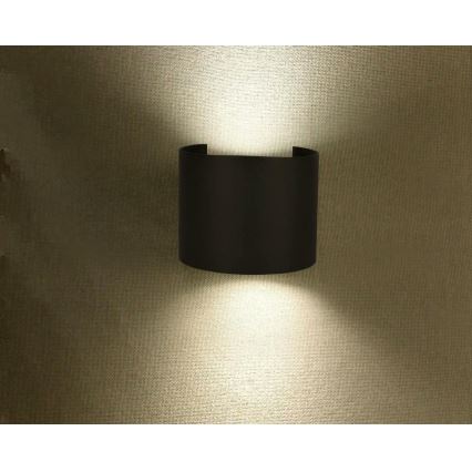 LED Екстериорен аплик LED/6W/230V 3000K IP65 черен