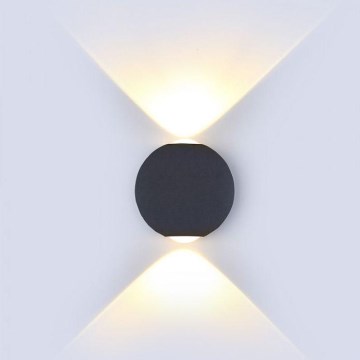 LED Екстериорен аплик LED/6W/230V 3000K IP65 черен