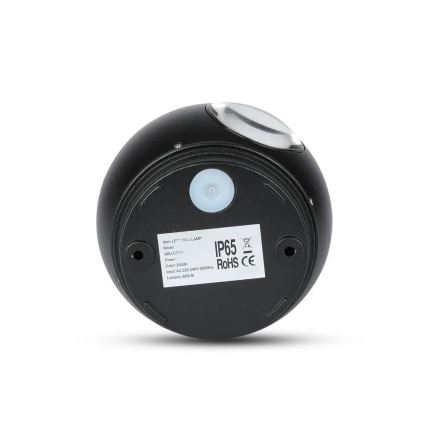 LED Екстериорен аплик LED/6W/230V 3000K IP65 черен