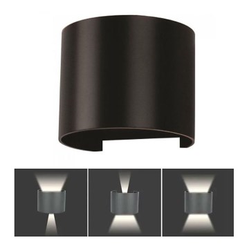 LED Екстериорен аплик LED/6W/230V 3000K IP65 черен