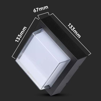 LED Екстериорен аплик LED/7W/230V 3000K IP65