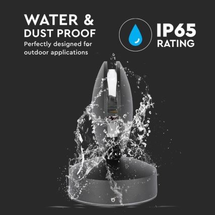 LED Екстериорен wall flexible лампа LED/7W/230V 4000K IP65 черен