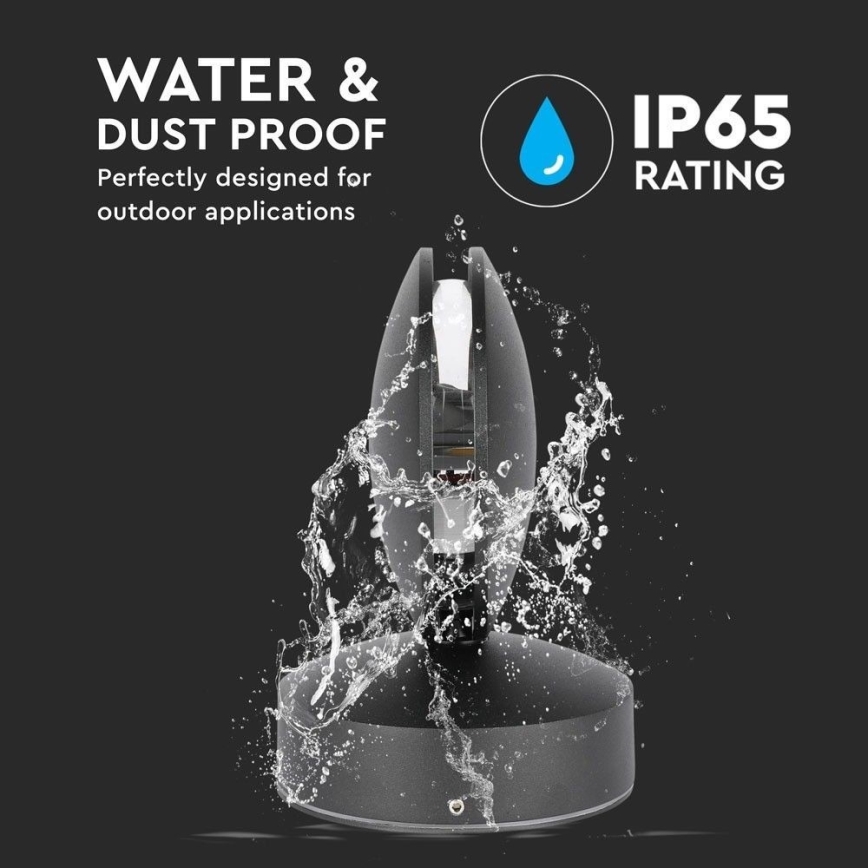 LED Екстериорен wall flexible лампа LED/7W/230V 4000K IP65 черен